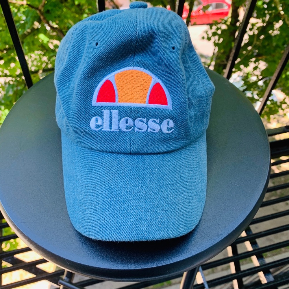 Denim Ellesse Baseball Hat